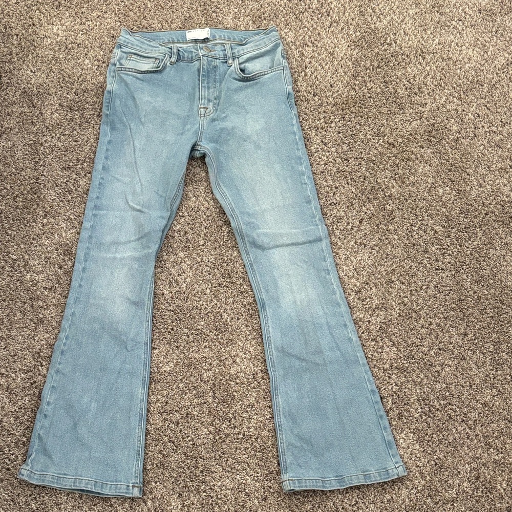 ASOS Light Blue Flare Jeans